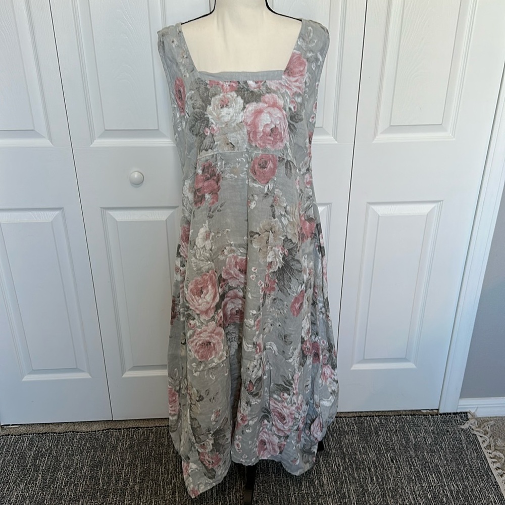 Colette 100% Linen Dress